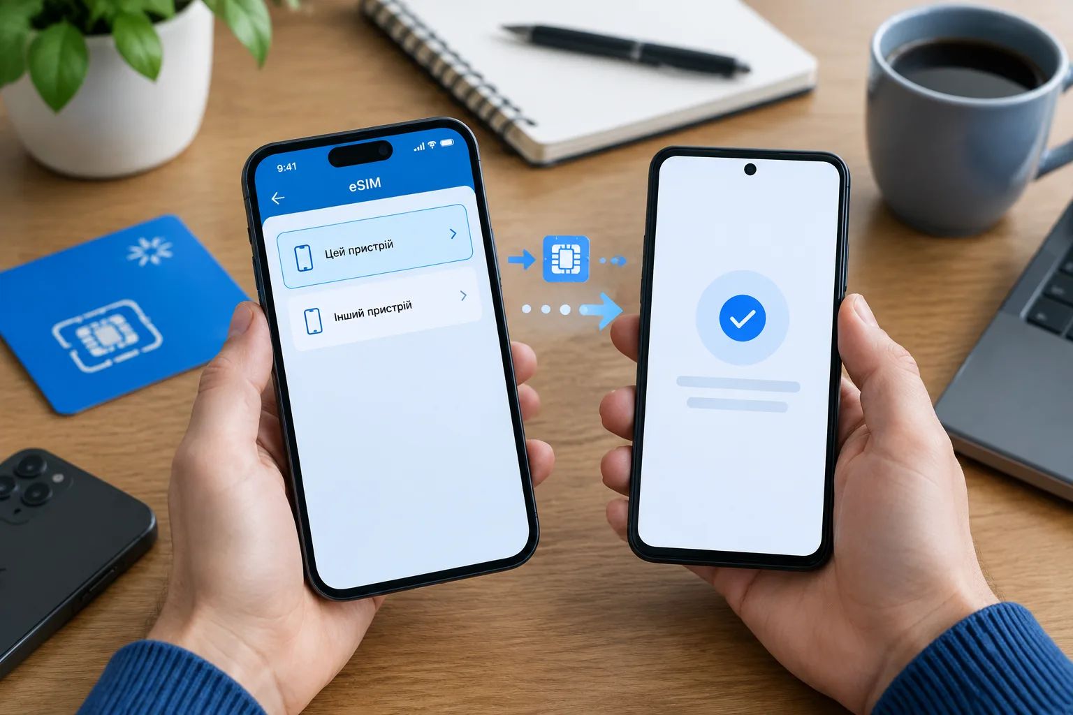 Як перенести eSIM на новий телефон