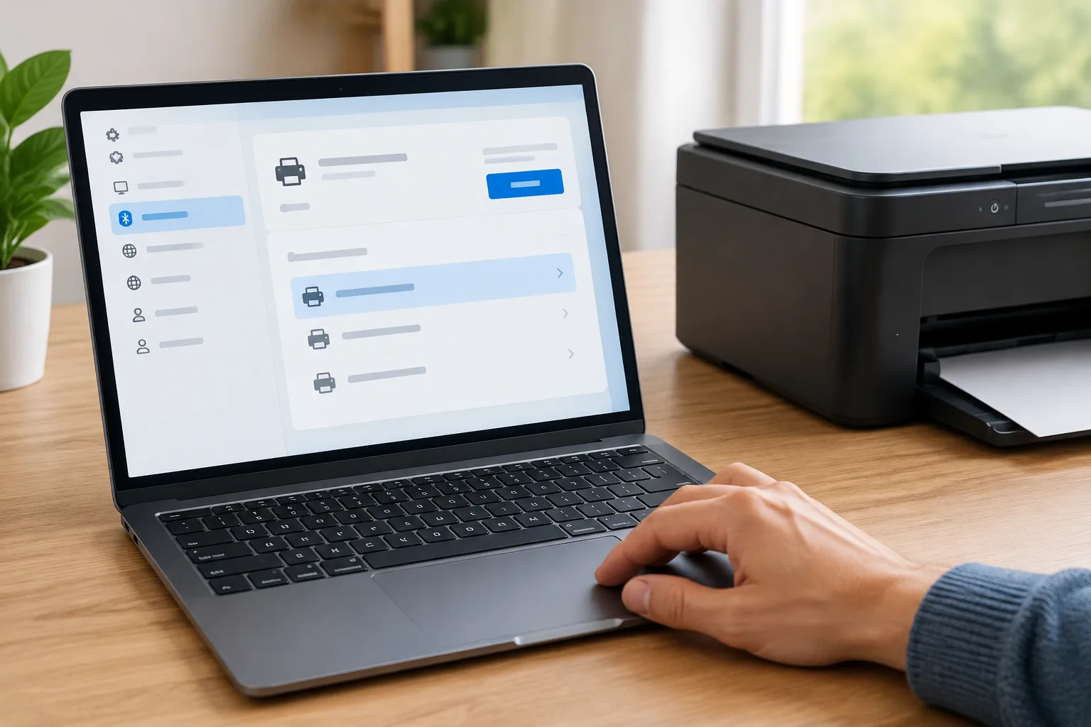 Як додати принтер у Windows або macOS: Windows 11 Відкрийте Параметри.