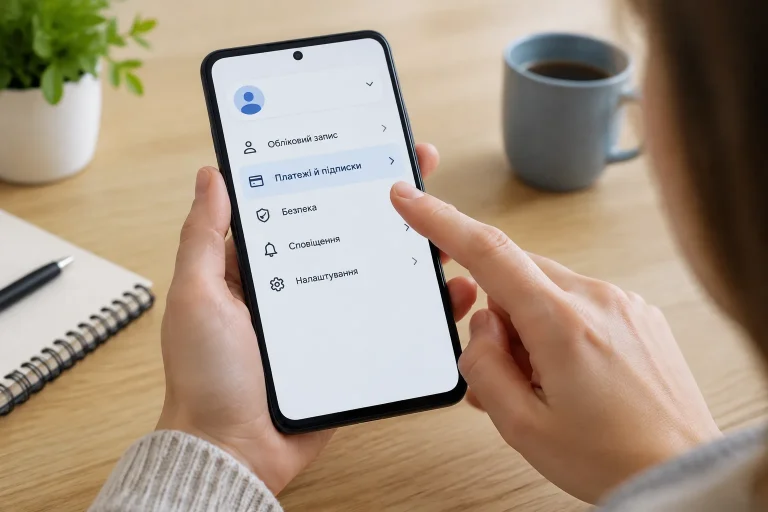 Як вимкнути підписку SWEET.TV через Google Play: Якщо оплату підтверджували через Google Play, керувати підпискою потрібно в тому Google-акаунті, через як